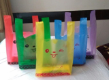 Colorful t shirt plastic bag used for supermarket_ grocery